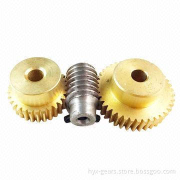 Mini type worm gear and worm CNC machining